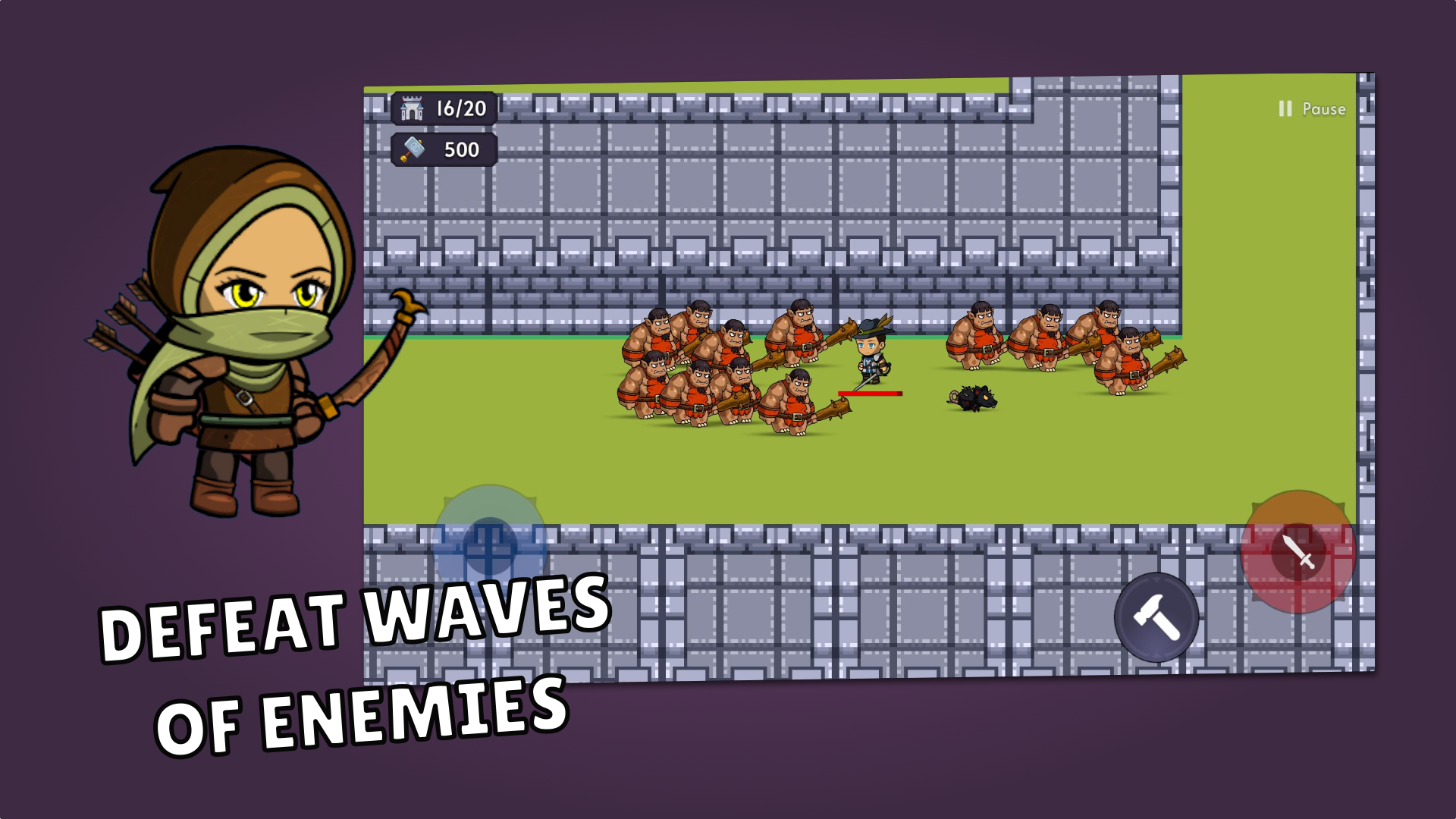 Defeat Waves of Enemies