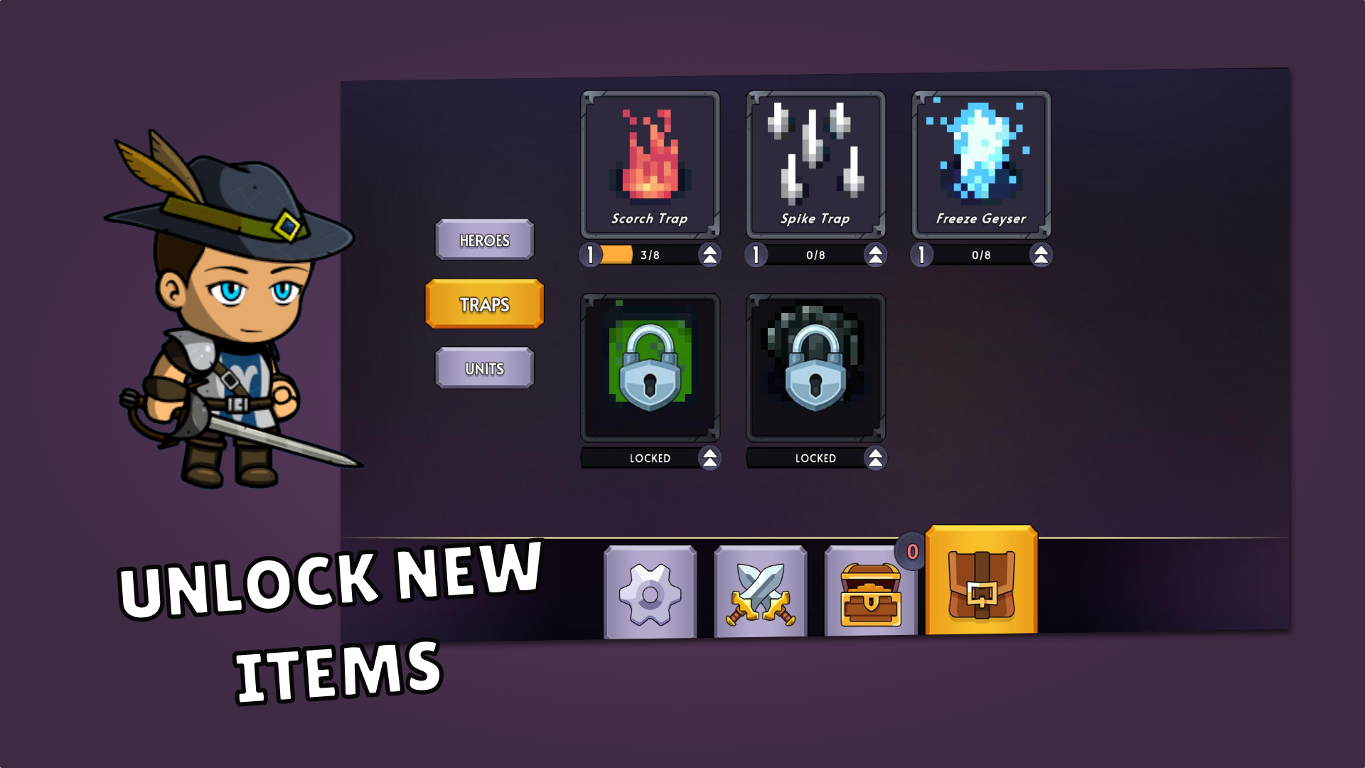 Unlock New Items
